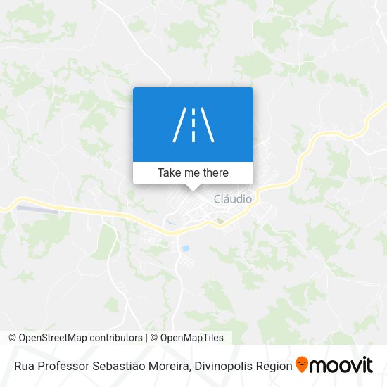 Rua Professor Sebastião Moreira map
