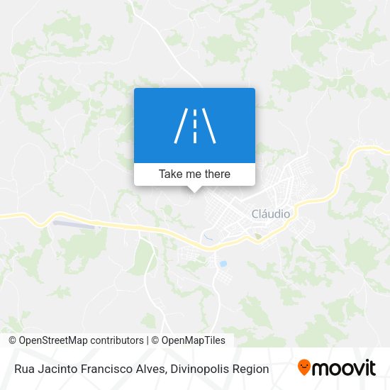 Rua Jacinto Francisco Alves map