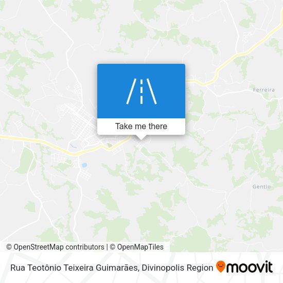 Rua Teotônio Teixeira Guimarães map