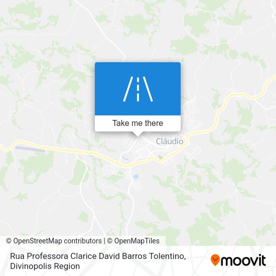 Rua Professora Clarice David Barros Tolentino map
