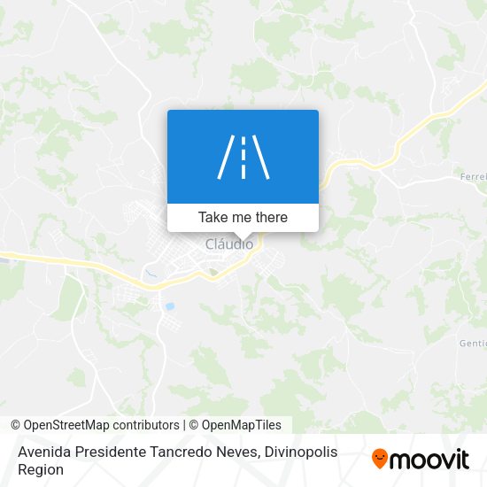 Avenida Presidente Tancredo Neves map