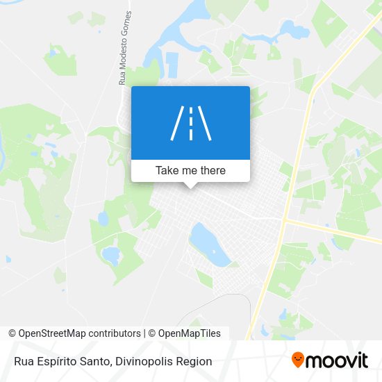 Rua Espírito Santo map