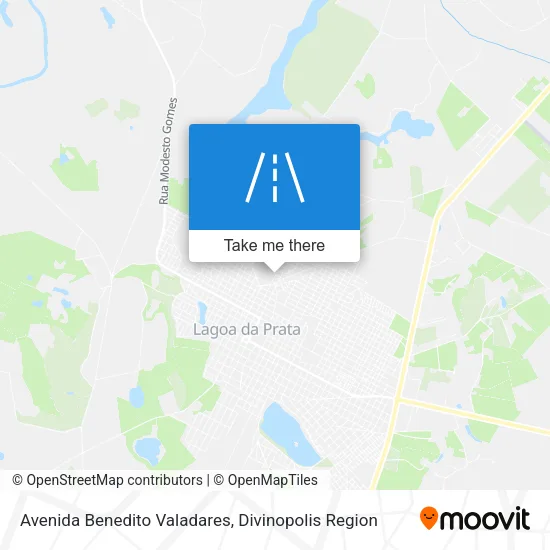 Avenida Benedito Valadares map
