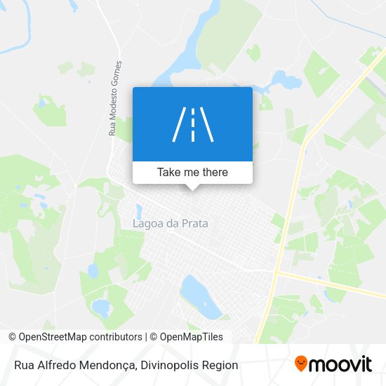 Rua Alfredo Mendonça map