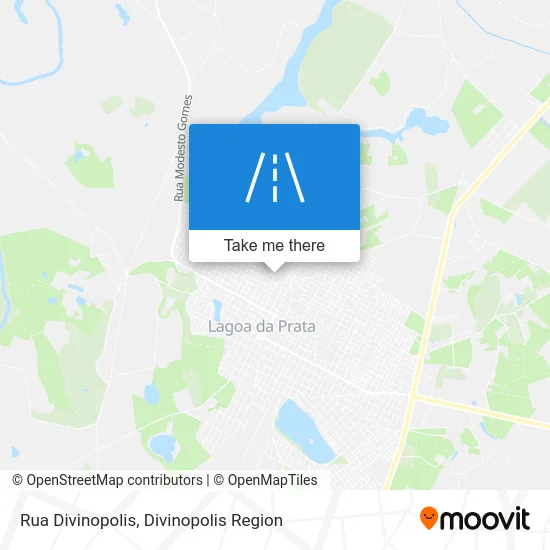 Rua Divinopolis map