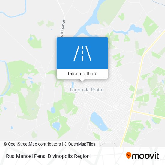 Rua Manoel Pena map
