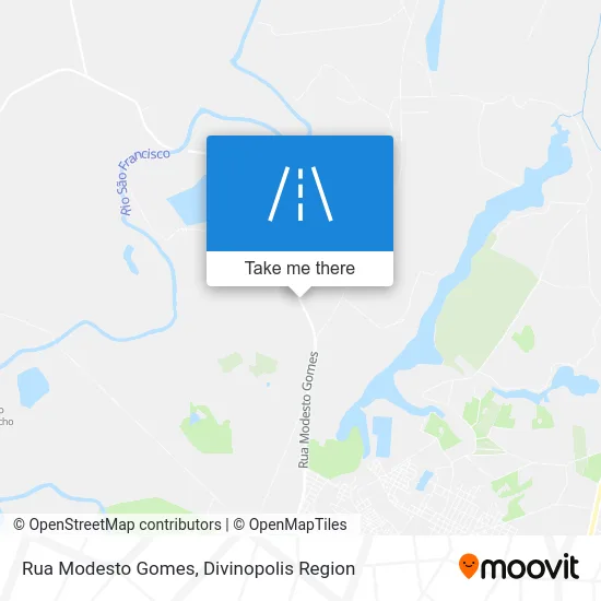 Rua Modesto Gomes map