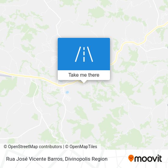 Rua José Vicente Barros map