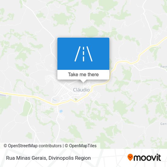 Rua Minas Gerais map