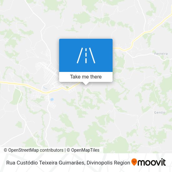 Rua Custódio Teixeira Guimarães map