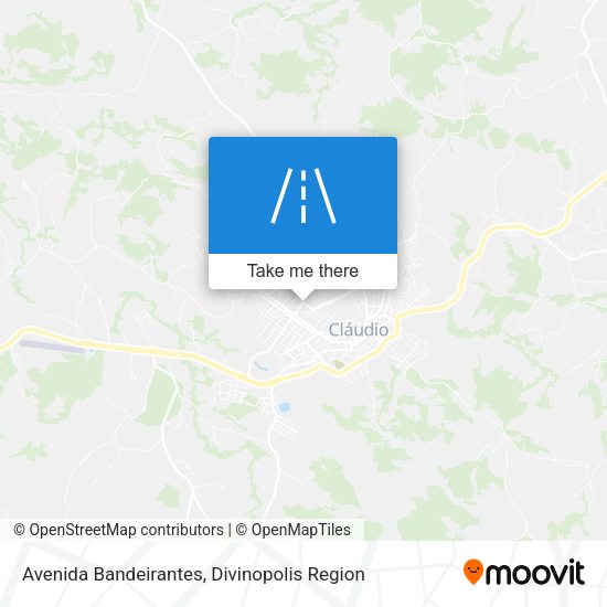 Avenida Bandeirantes map
