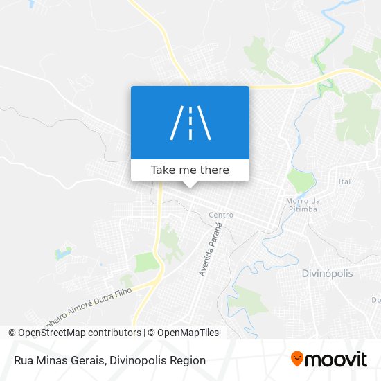 Rua Minas Gerais map