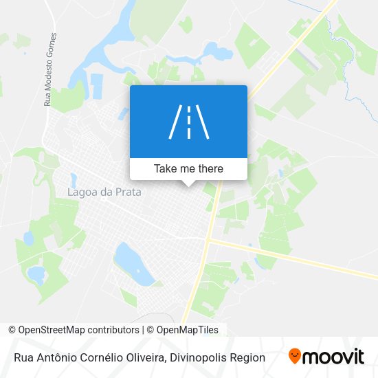 Rua Antônio Cornélio Oliveira map