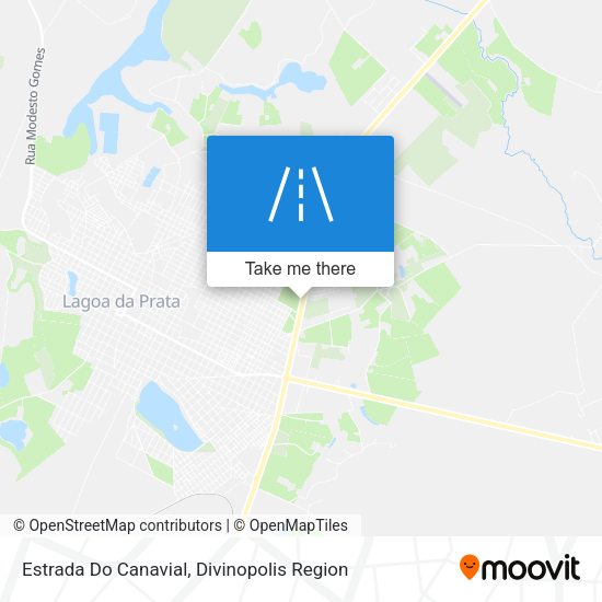 Estrada Do Canavial map