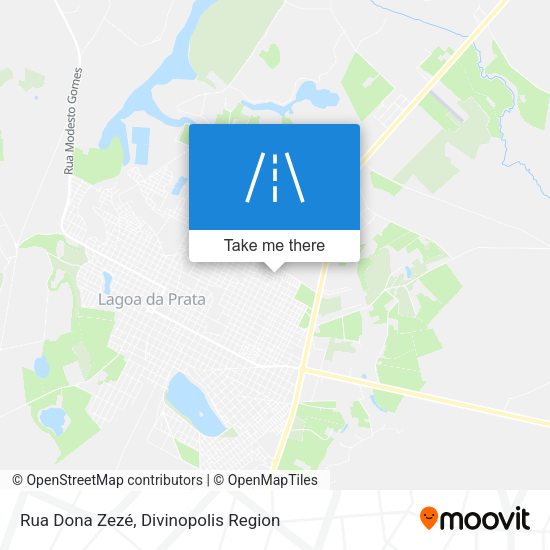 Rua Dona Zezé map