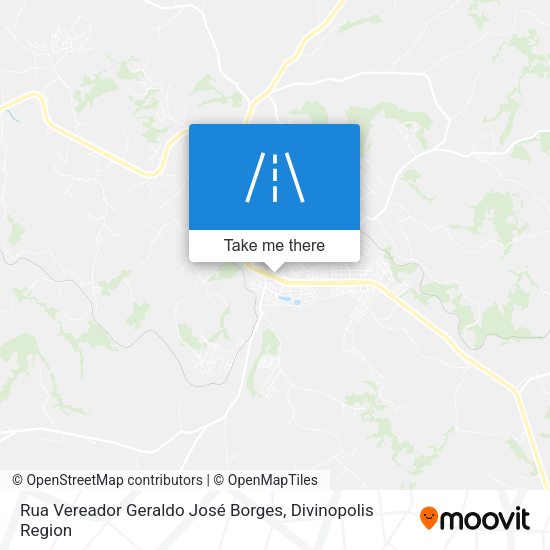Rua Vereador Geraldo José Borges map