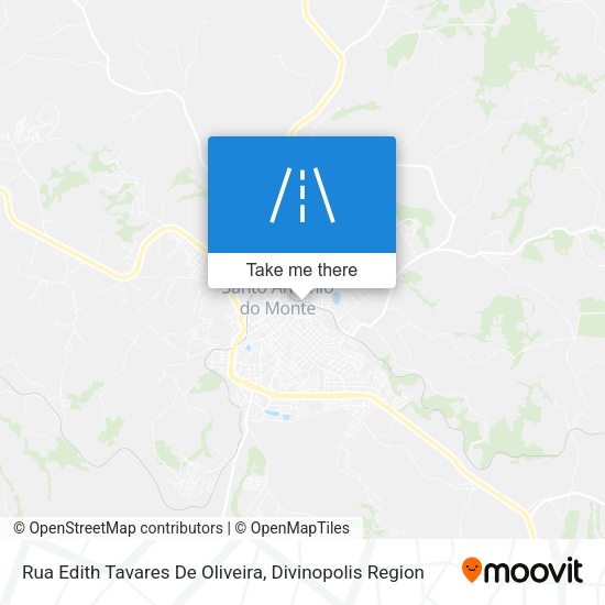Rua Edith Tavares De Oliveira map
