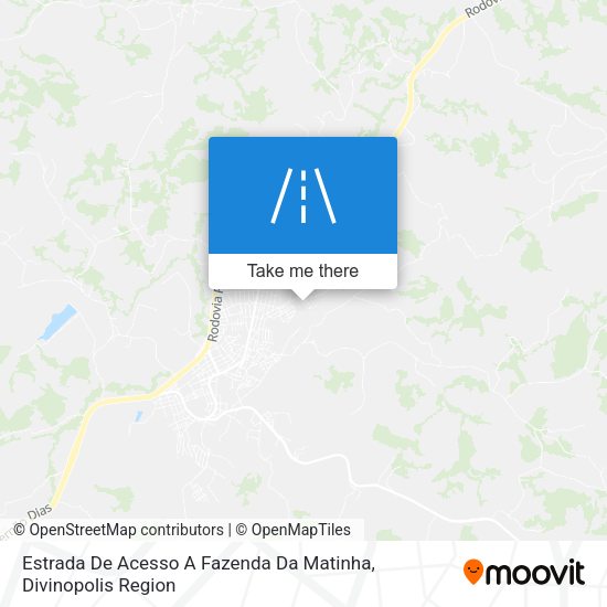Estrada De Acesso A Fazenda Da Matinha map