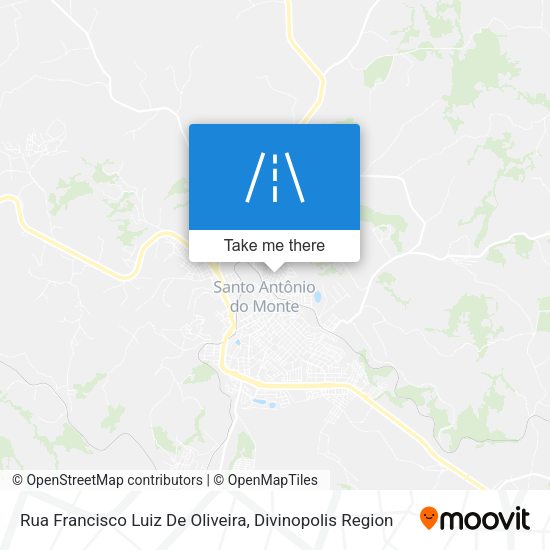 Rua Francisco Luiz De Oliveira map