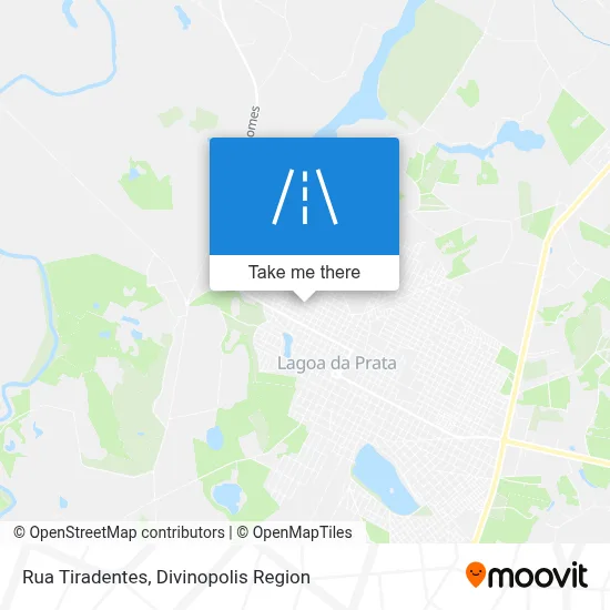 Rua Tiradentes map