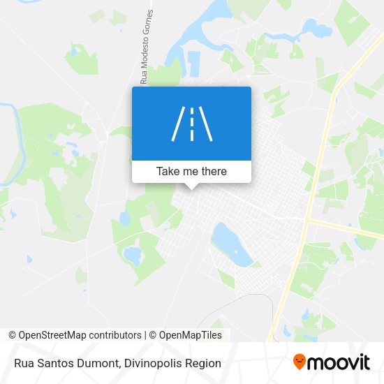 Rua Santos Dumont map