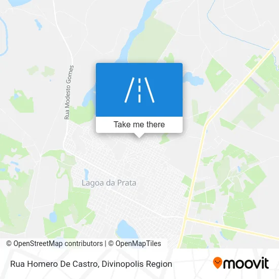 Rua Homero De Castro map