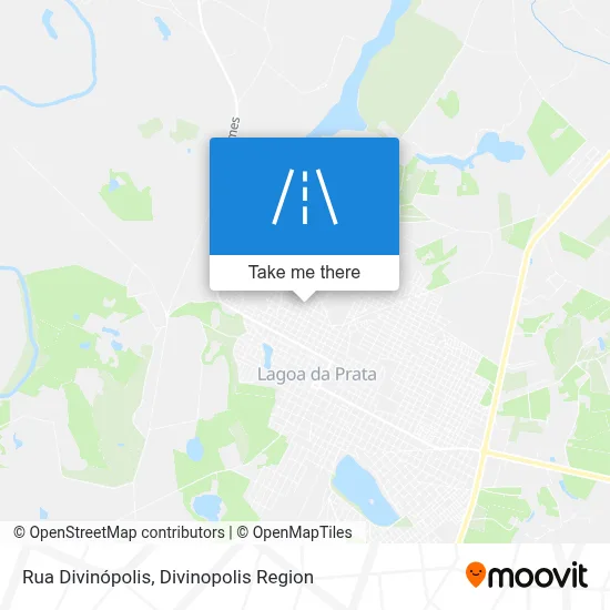Rua Divinópolis map