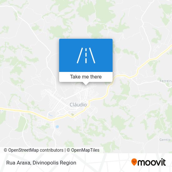 Rua Araxa map