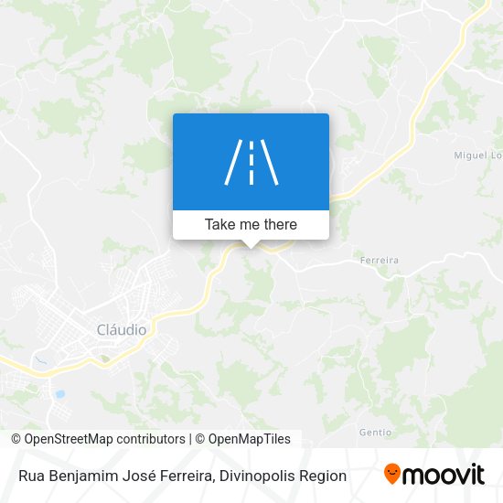 Rua Benjamim José Ferreira map