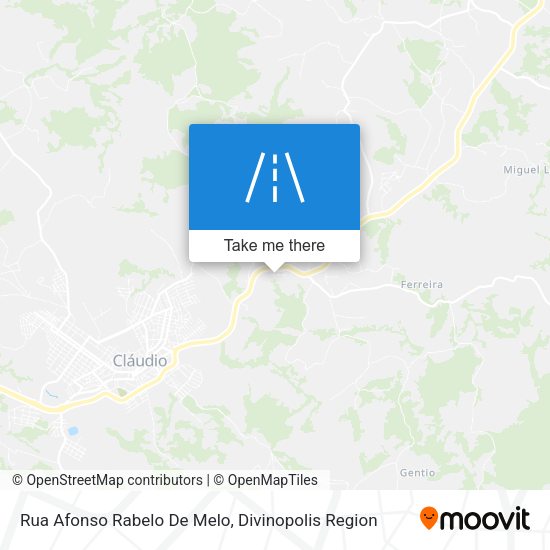 Rua Afonso Rabelo De Melo map