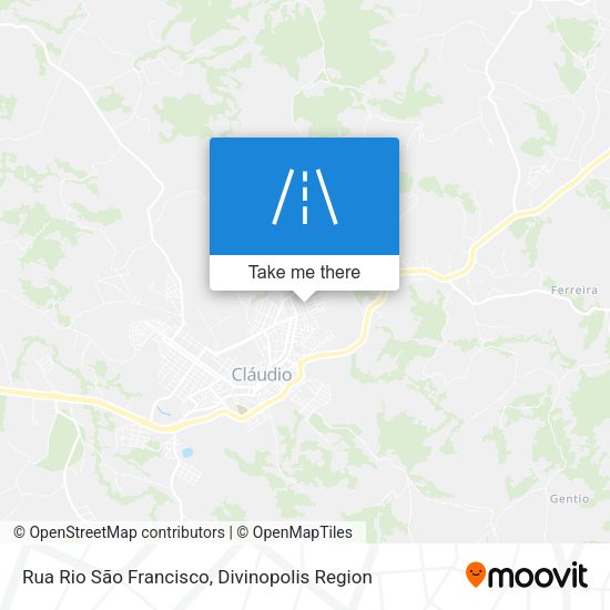 Rua Rio São Francisco map