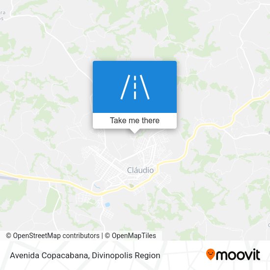 Avenida Copacabana map