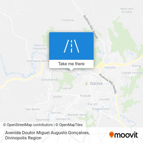 Avenida Doutor Miguel Augusto Gonçalves map