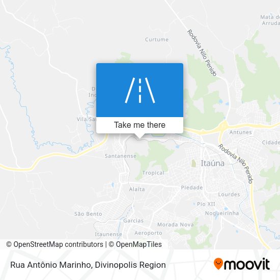 Rua Antônio Marinho map
