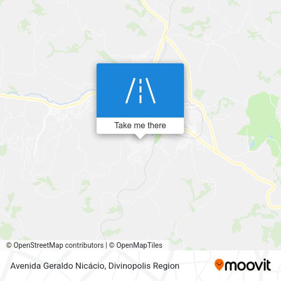 Avenida Geraldo Nicácio map