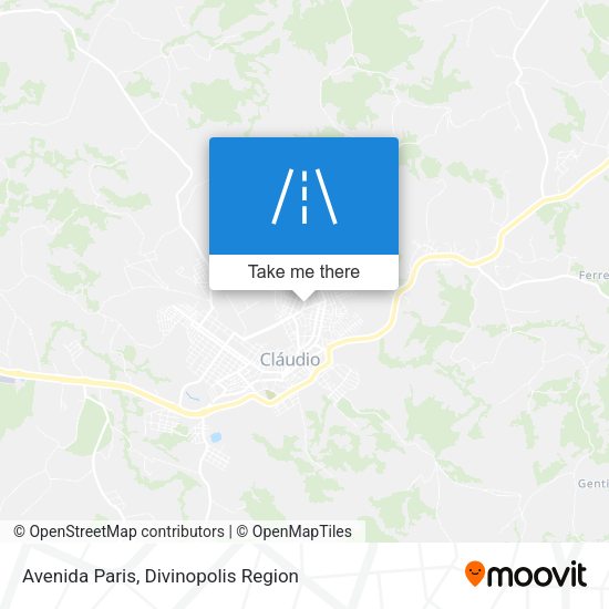 Avenida Paris map