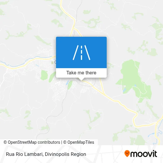Rua Rio Lambari map