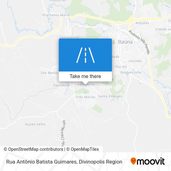 Rua Antônio Batista Guimares map