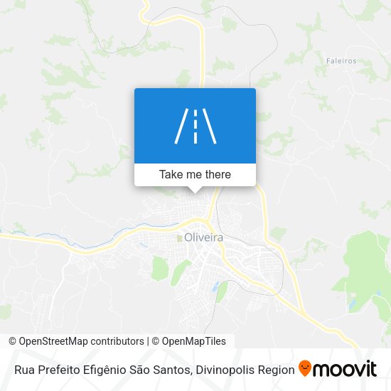 Rua Prefeito Efigênio São Santos map