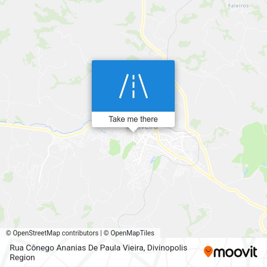Rua Cônego Ananias De Paula Vieira map