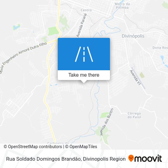 Rua Soldado Domingos Brandão map
