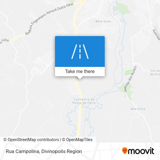 Rua Campolina map