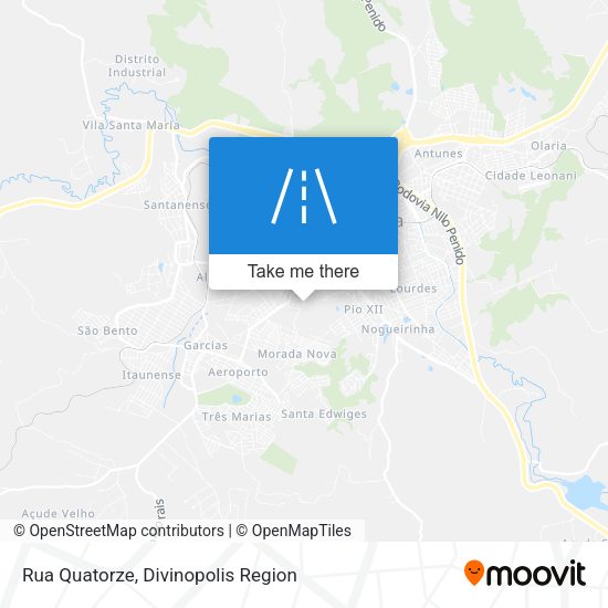 Rua Quatorze map