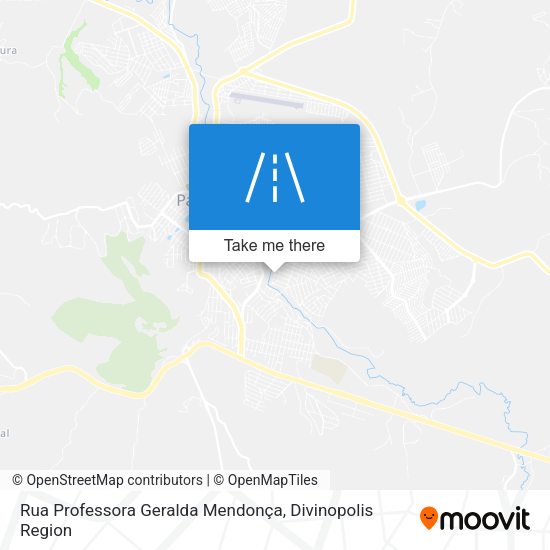 Rua Professora Geralda Mendonça map