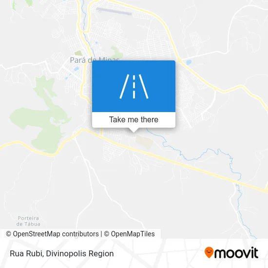 Rua Rubi map