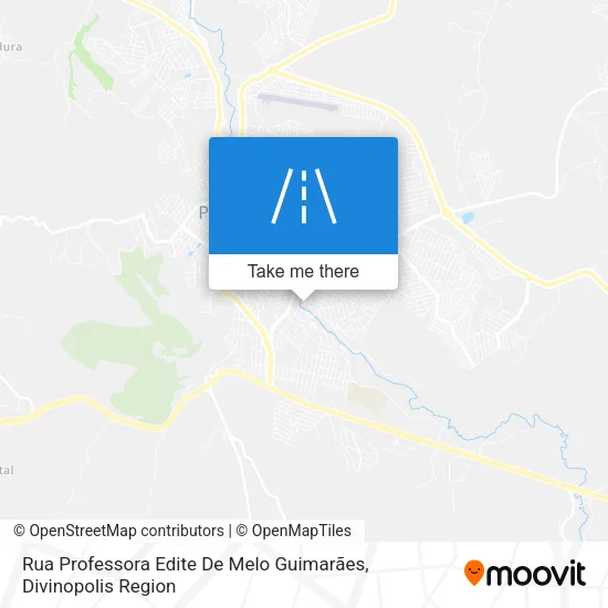 Rua Professora Edite De Melo Guimarães map