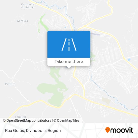 Mapa Rua Goiás