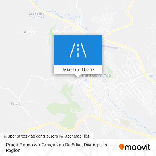 Praça Generoso Gonçalves Da Silva map