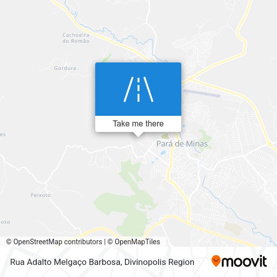Rua Adalto Melgaço Barbosa map