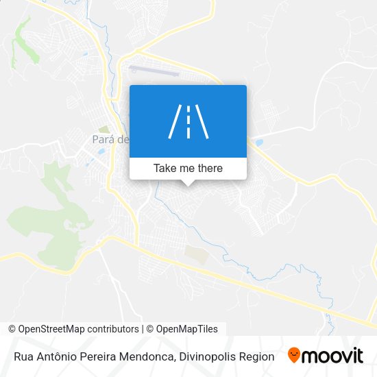 Rua Antônio Pereira Mendonca map